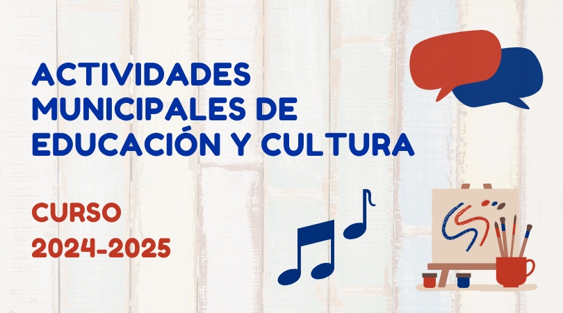 Plazos de inscripción actividades educación y cultura curso 2025-2026 Plazos de inscripción actividades educación y cultura curso 2025-2026