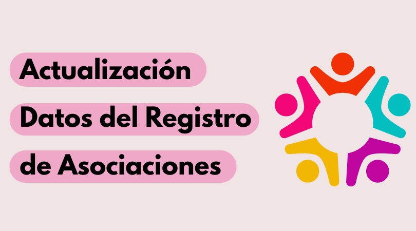 Actualización de datos de las asociaciones registradas