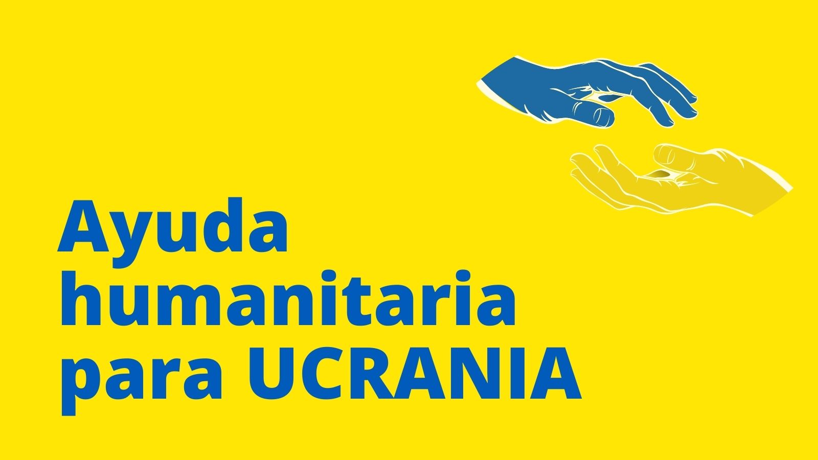 El Ayuntamiento habilitará un espacio para la recogida de ayuda humanitaria para Ucrania