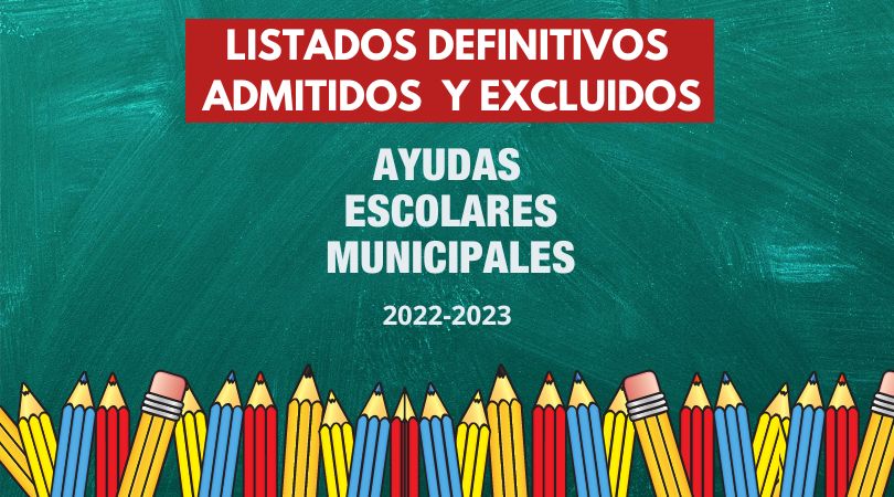 Listados definitivos Ayudas Escolares Municipales 2022-2023