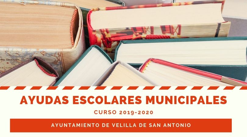 Abierto el plazo de solicitud de las ayudas escolares municipales para el curso 2019-2020