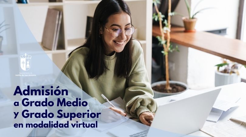 Admisión a Grado Medio y Grado Superior en modalidad virtual