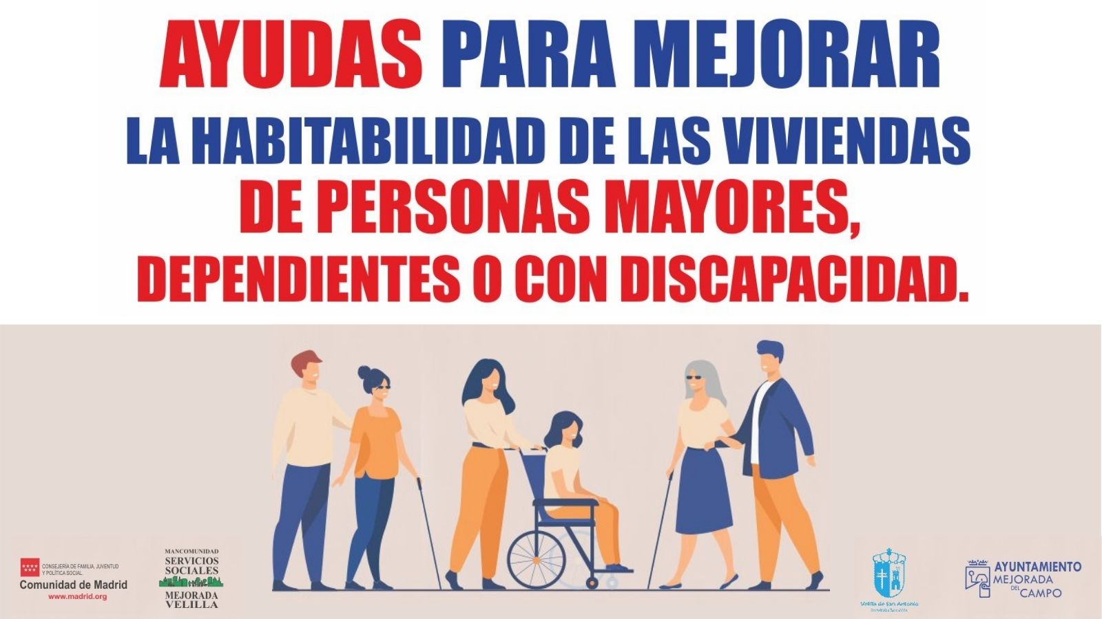 Ayudas para mejorar la habitabilidad de las viviendas de personas mayores, dependientes o con discapacidad