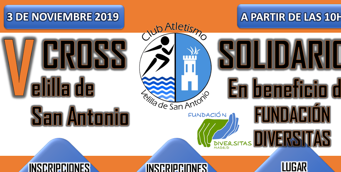 El próximo 3 de noviembre se celebrará el V Cross Solidario Velilla de San Antonio