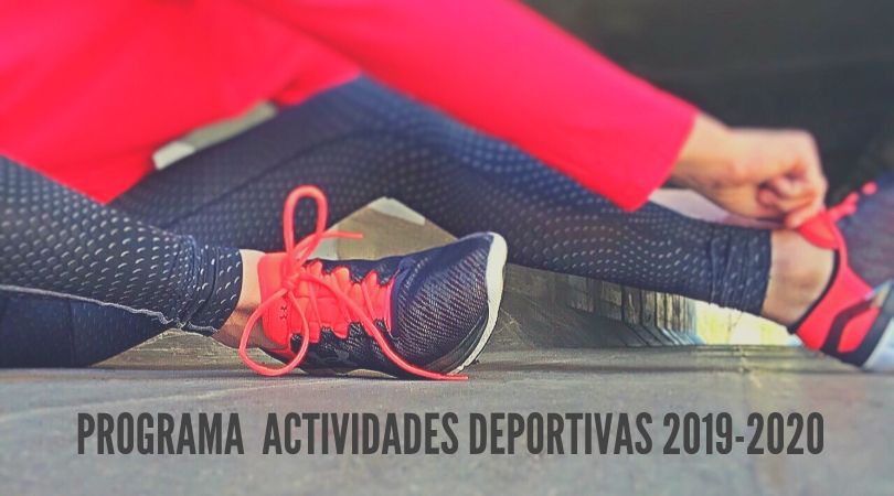 Programa de actividades deportivas 2019-2020