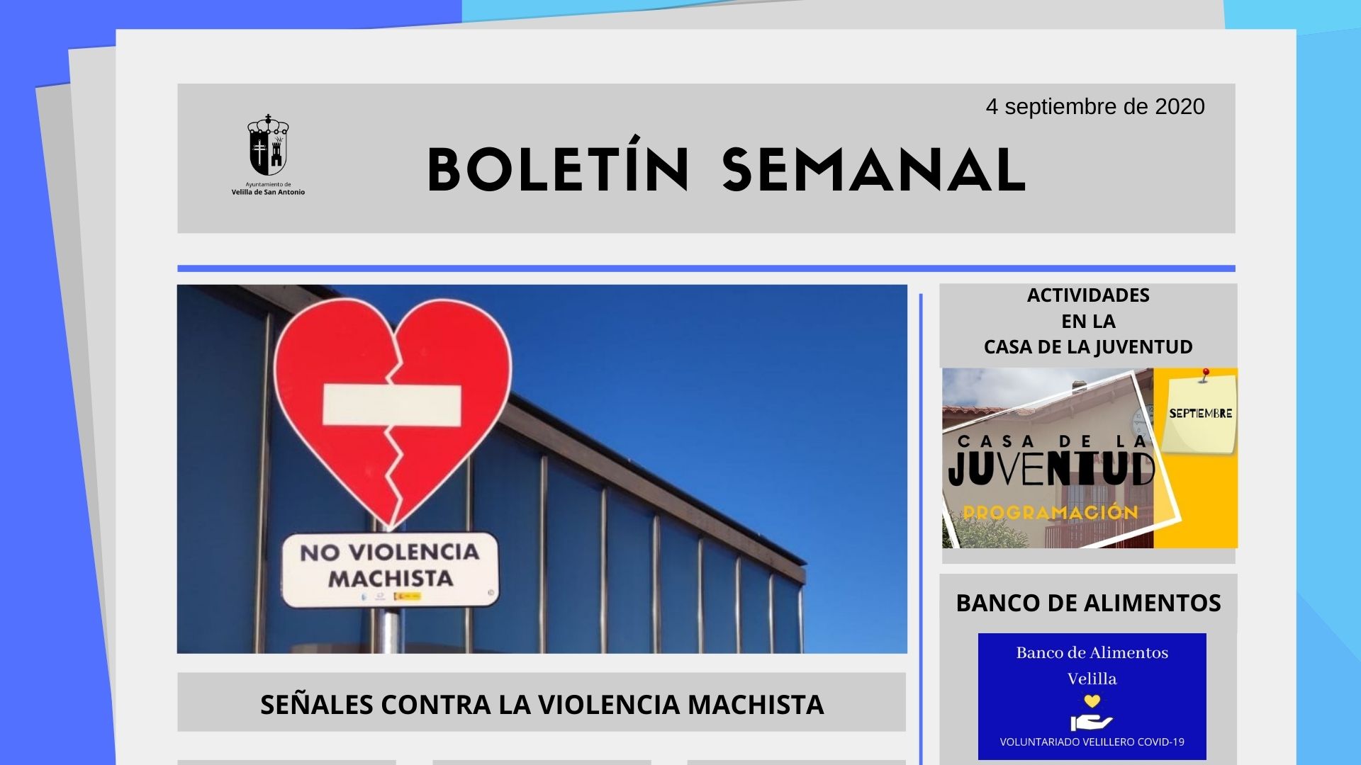 Boletín Semanal 36/2020