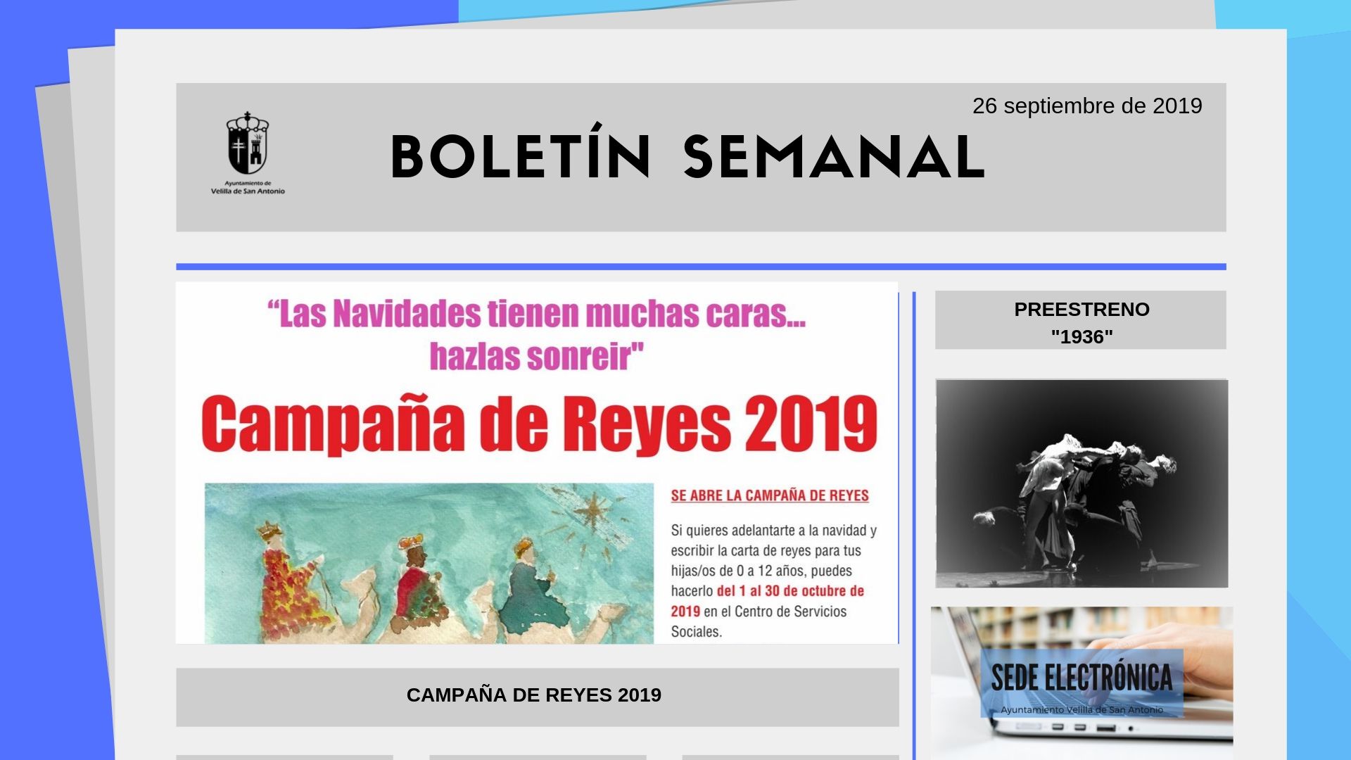 Boletín Semanal 31/2019