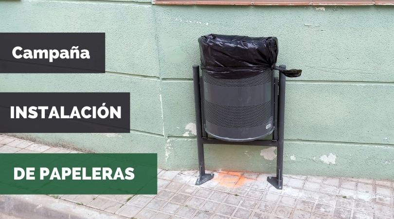 Nueva campaña de instalación de papeleras