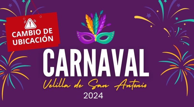 Cambio de ubicación Carnaval 2024
