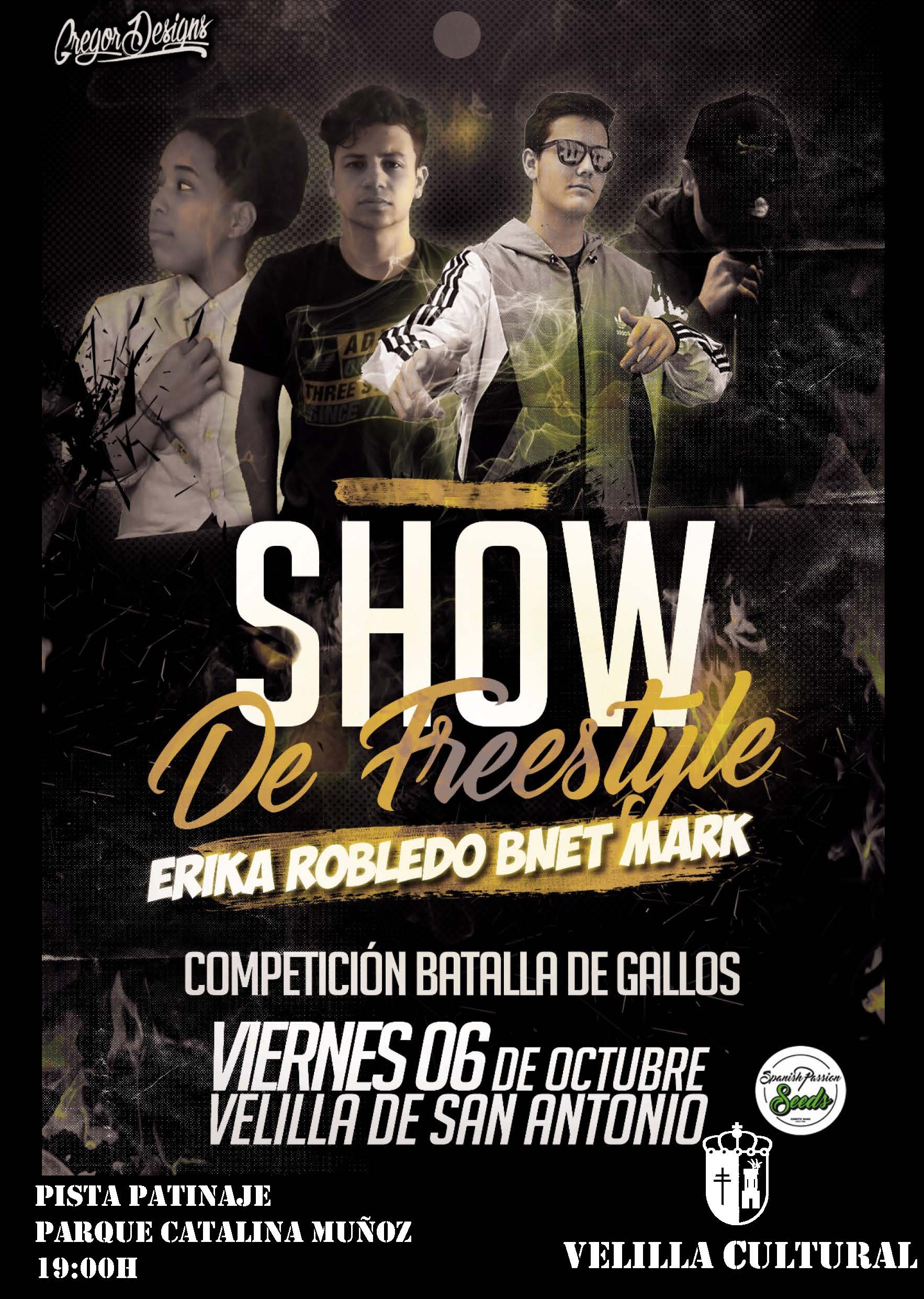 Show Freestyle y Competición Batalla de Gallos Show Freestyle y Competición Batalla de Gallos