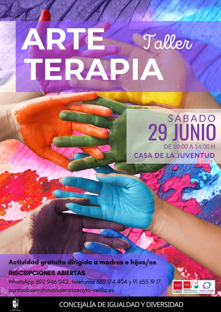 cartel arteterapia igualdad 2024