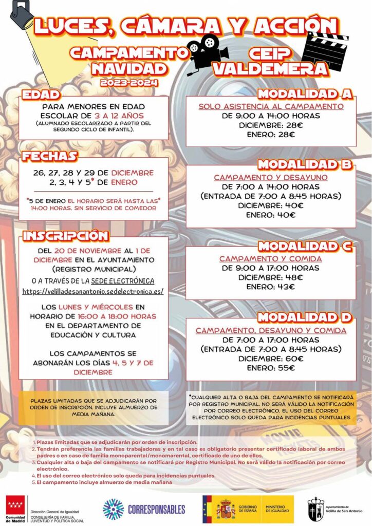 cartel campamento navidad ok