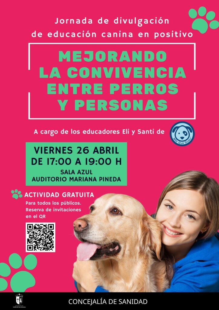 cartel jornada convivencia perros y personas