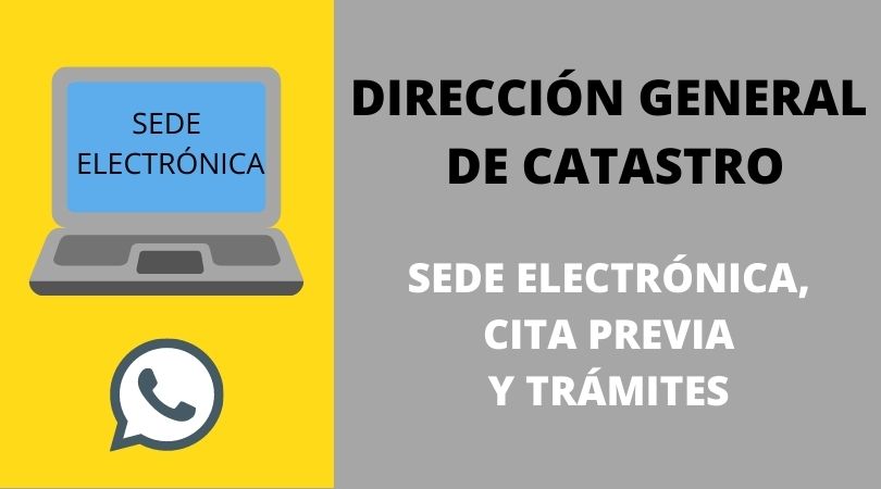 Trámites en la Dirección General de Catastro a través de su Sede Electrónico sin certificado