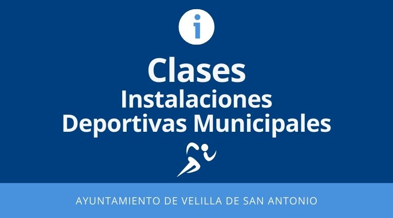 Información clases en las instalaciones deportivas municipales durante el puente de diciembre