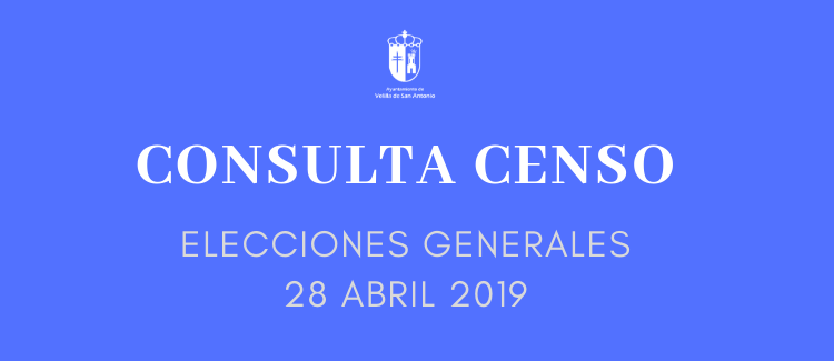 Consulta del censo electoral Elecciones 28 de abril