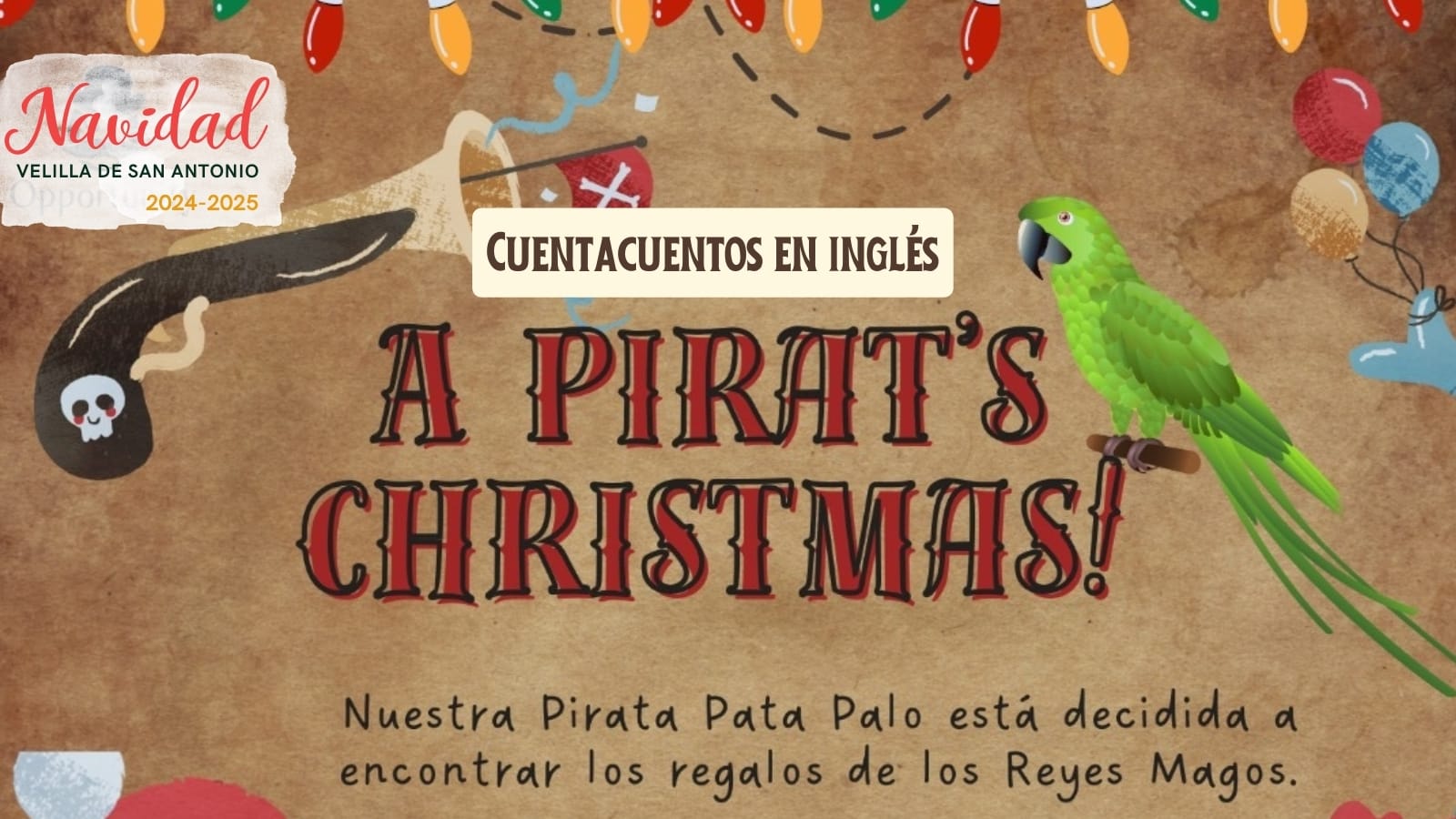Cuentacuentos "A pirat´s Christmas!" (INVITACIONES AGOTADAS) Cuentacuentos "A pirat´s Christmas!" (INVITACIONES AGOTADAS)