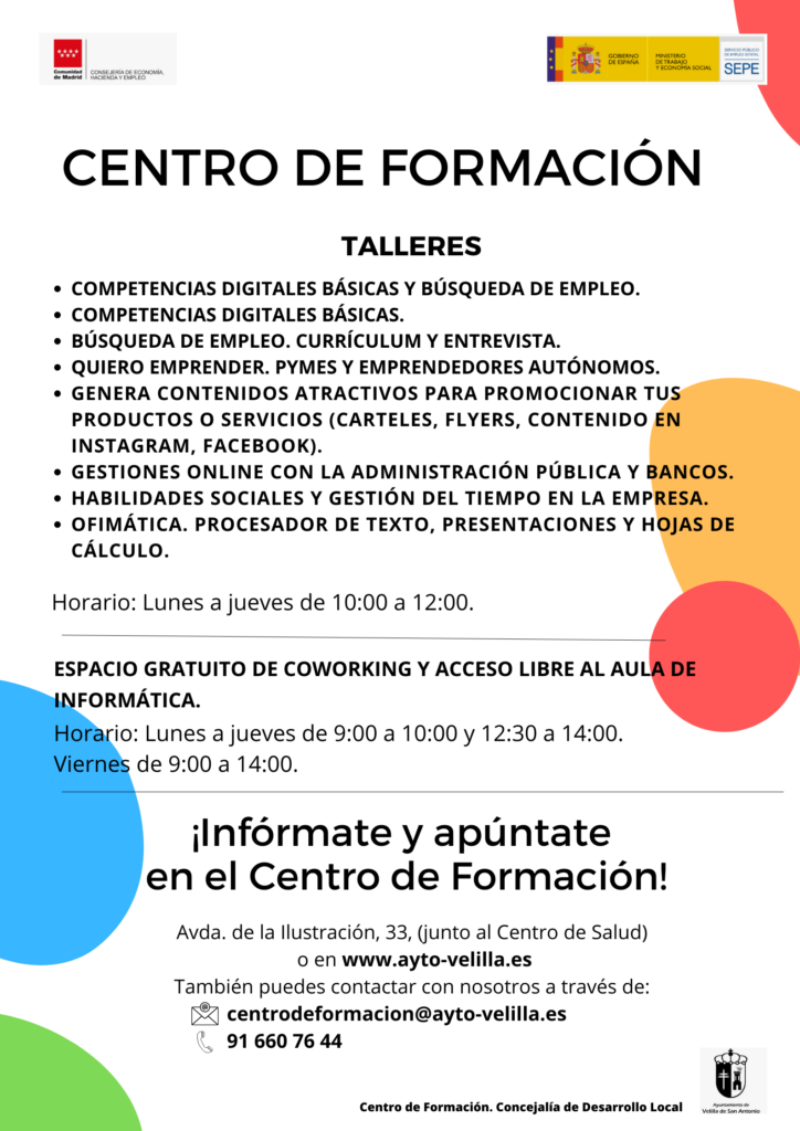 cursos centro de formacion 2022 23