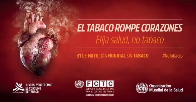 31 de mayo, Día Mundial sin tabaco