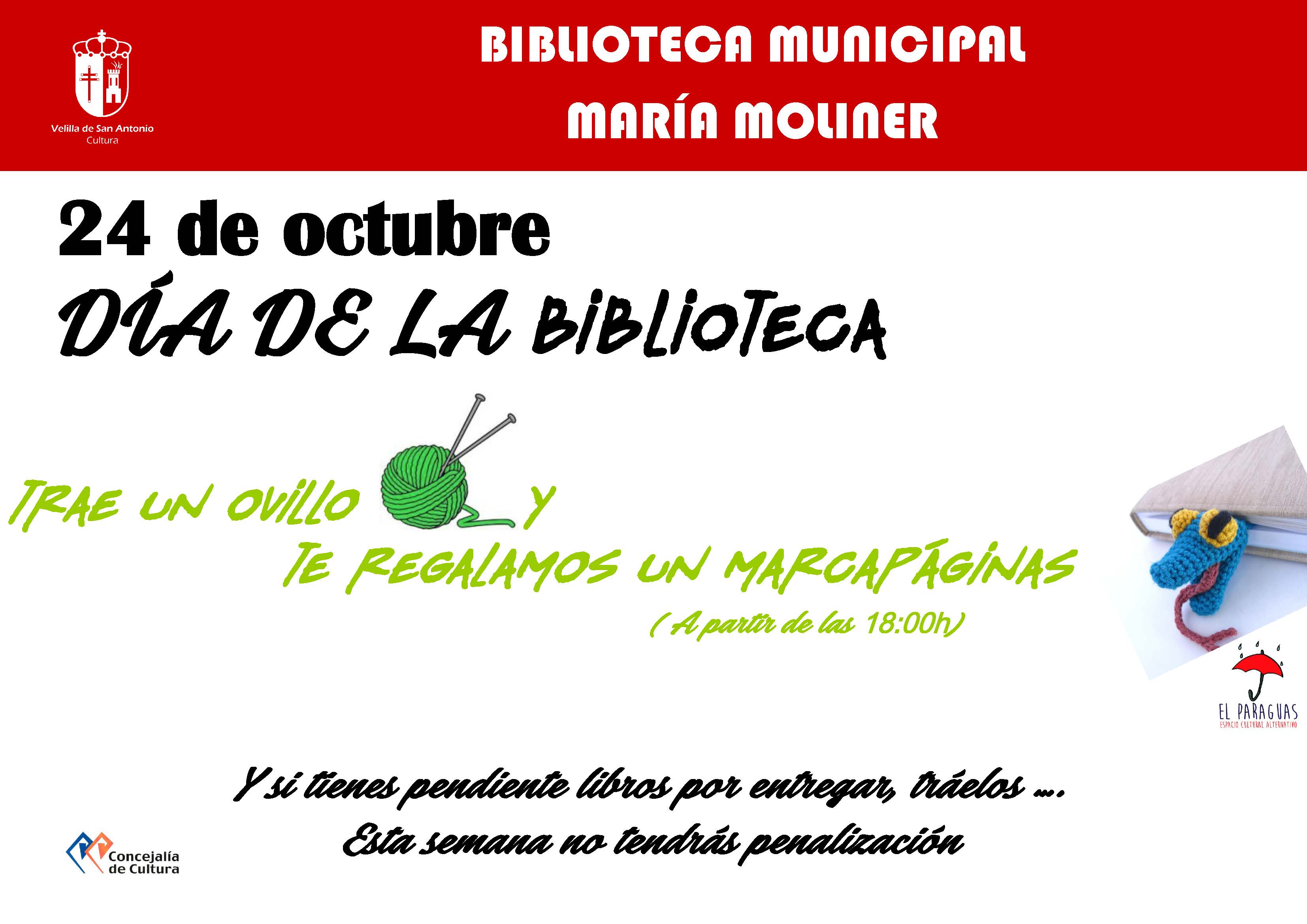 24 de octubre, Día de la Biblioteca