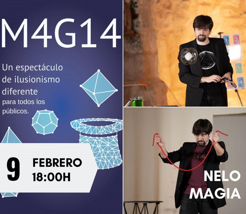 M4G14. Un espectáculo de ilusionismo diferente. NELO MAGIA