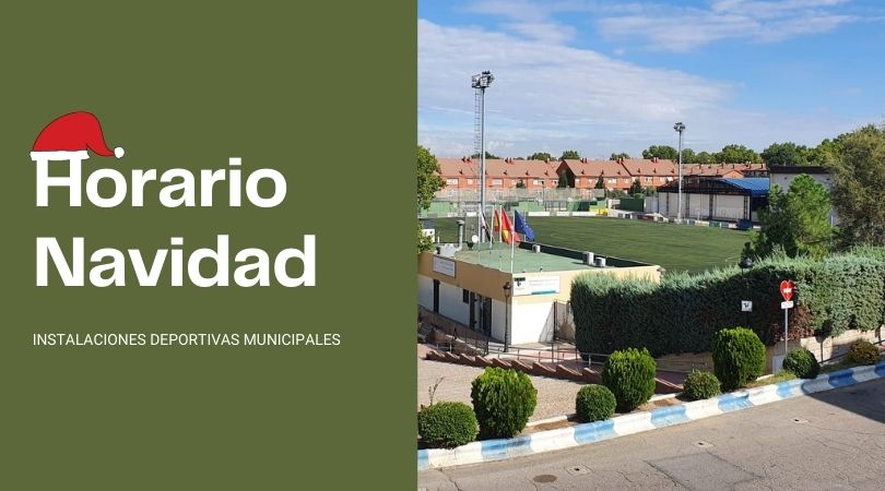 Horario de las instalaciones deportivas municipales en Navidad