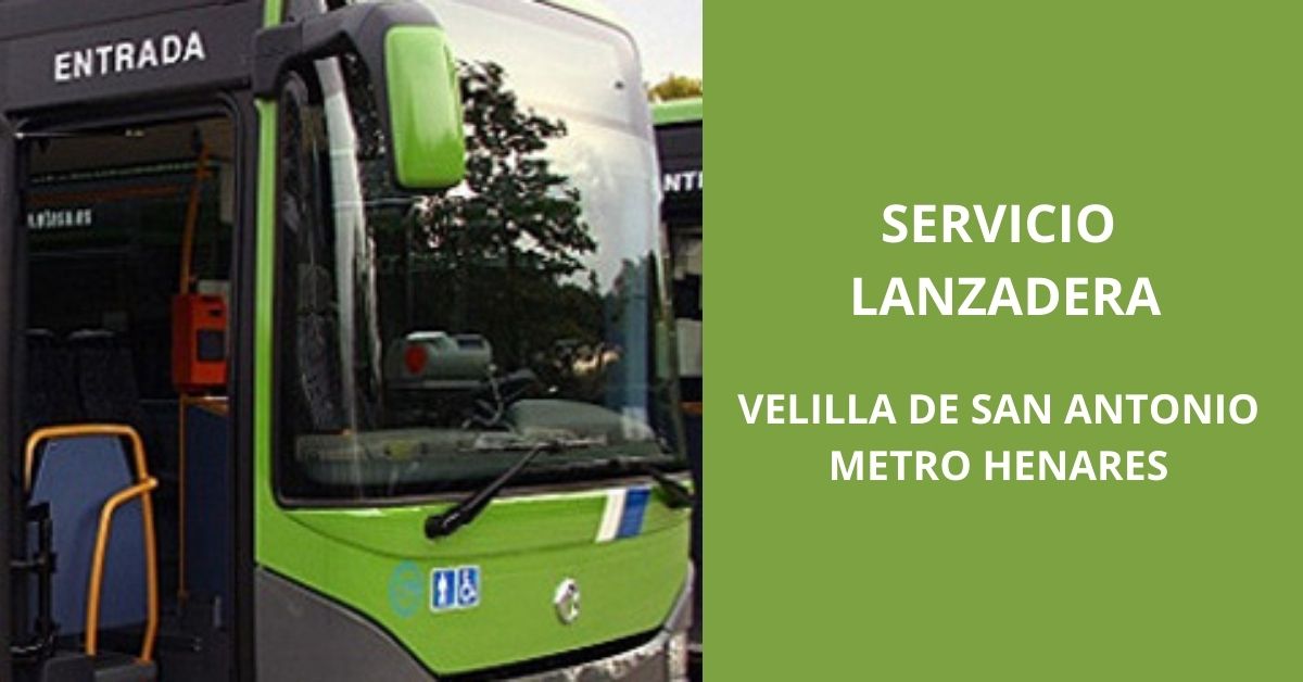 Bus lanzadera Velilla de San Antonio - Metro Henares