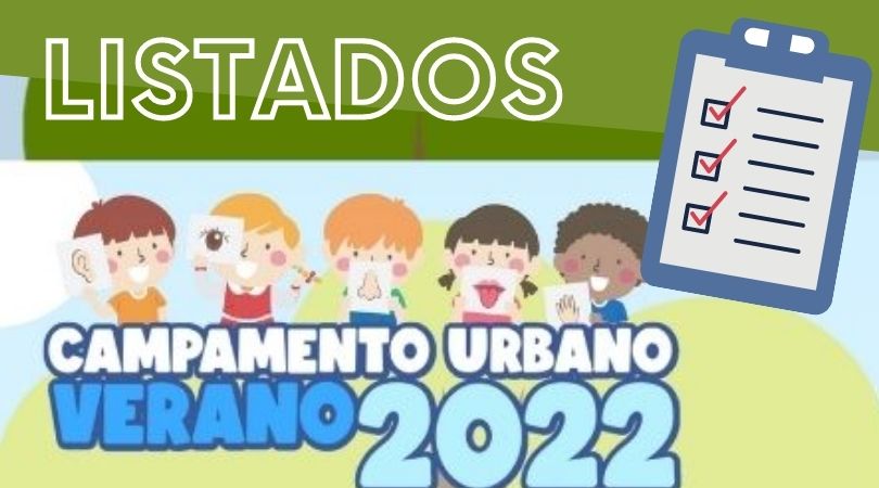 Listados campamentos urbanos 2022