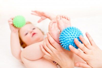 Pelota de masaje para bebés