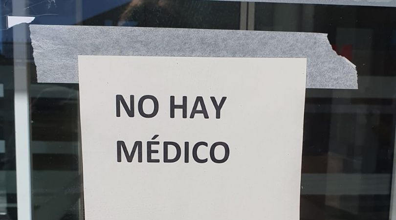 Situación del servicio de urgencias en el Centro de Salud de Velilla