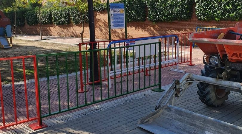 Se inician las obras de remodelación del parque de la cl Jacaranda