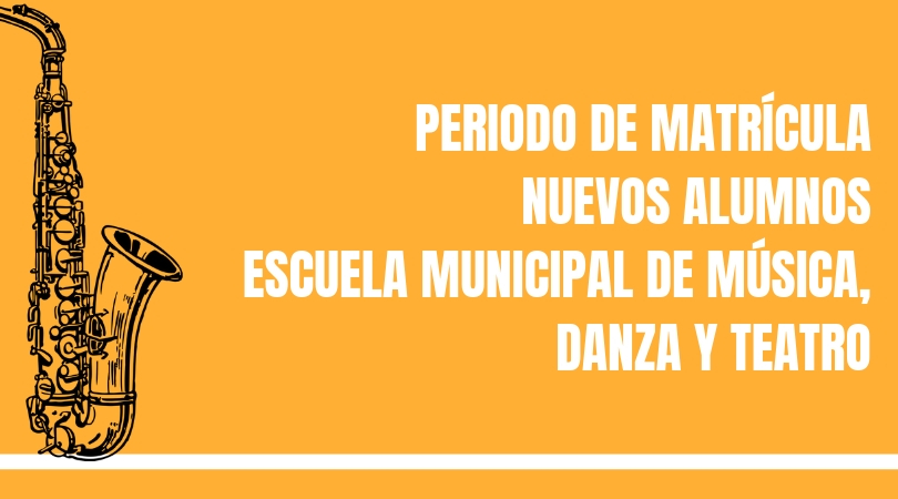 El 3 de junio comienza el periodo de matriculación en la Escuela de Música