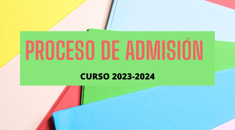 Del 13 al 26 de abril, plazo de presentación de solicitudes del proceso de admisión en Educación Infantil, Educación Obligatoria y Bachillerato