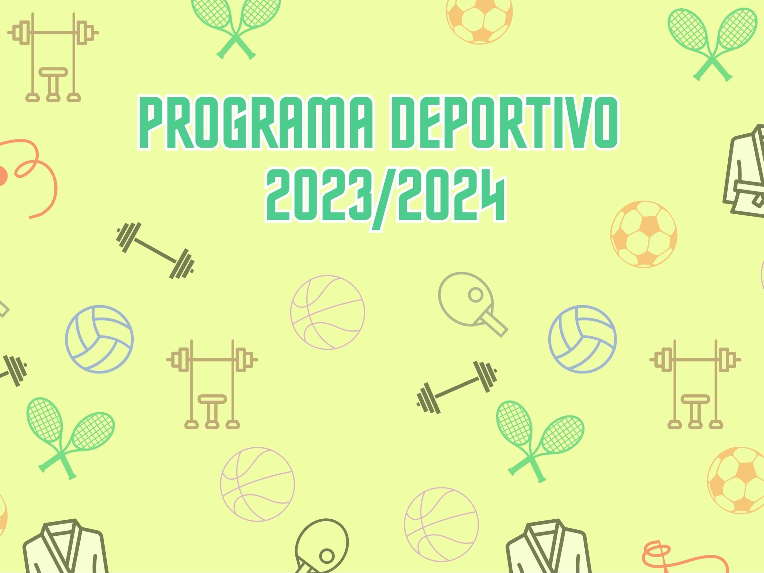 Programa Actividades Deportes 2023-2024