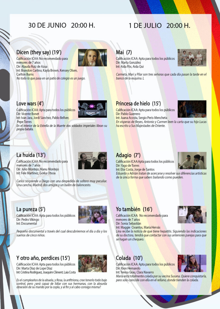 programa festival corto lgtbi 2022