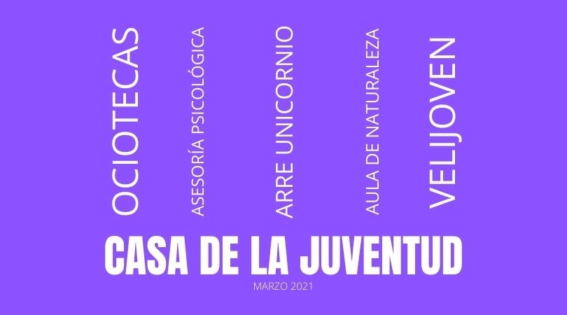 Programación Juventud marzo
