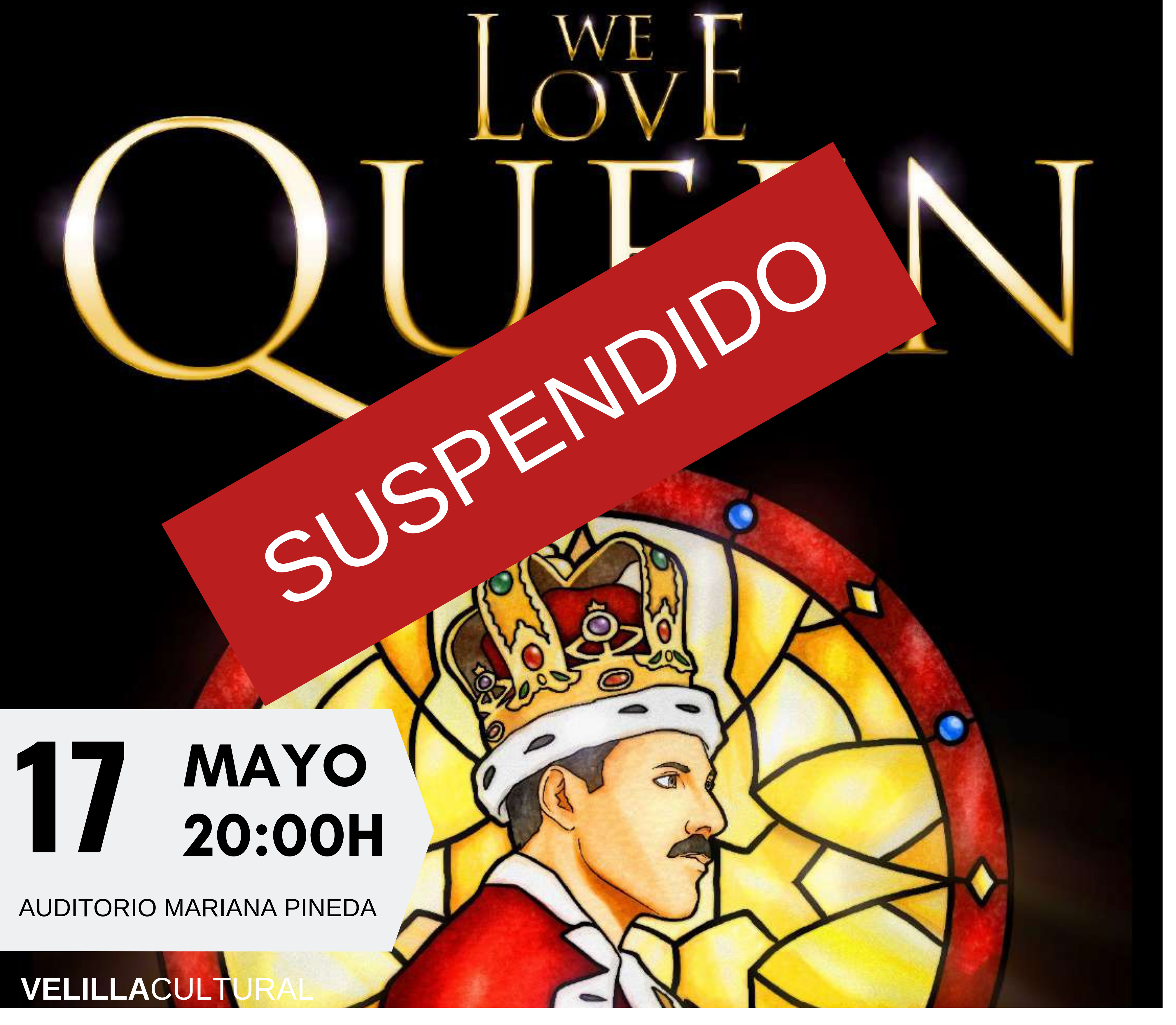 Suspendido el espectáculo "We love Queen"