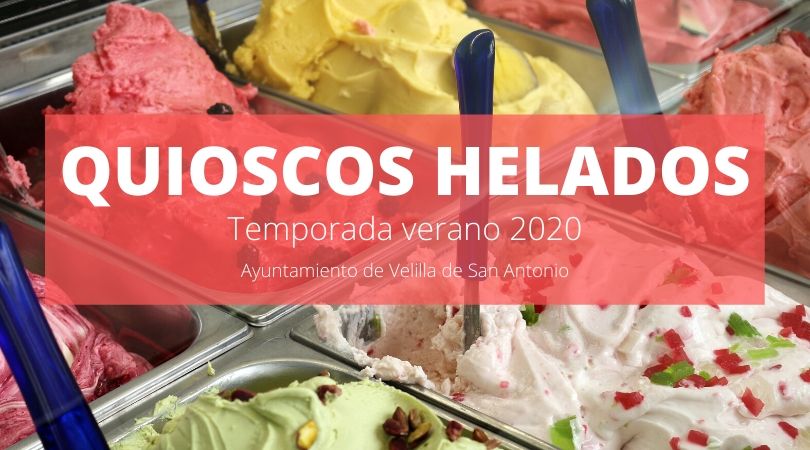 Instalación de quioscos de helados durante el periodo de verano 2020