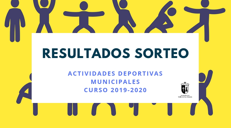 Resultados del sorteo de plazas de actividades deportivas 2019-2020