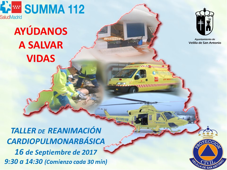 Taller RCP realizado por SUMMA 112 y Protección Civil Velilla Taller RCP realizado por SUMMA 112 y Protección Civil Velilla