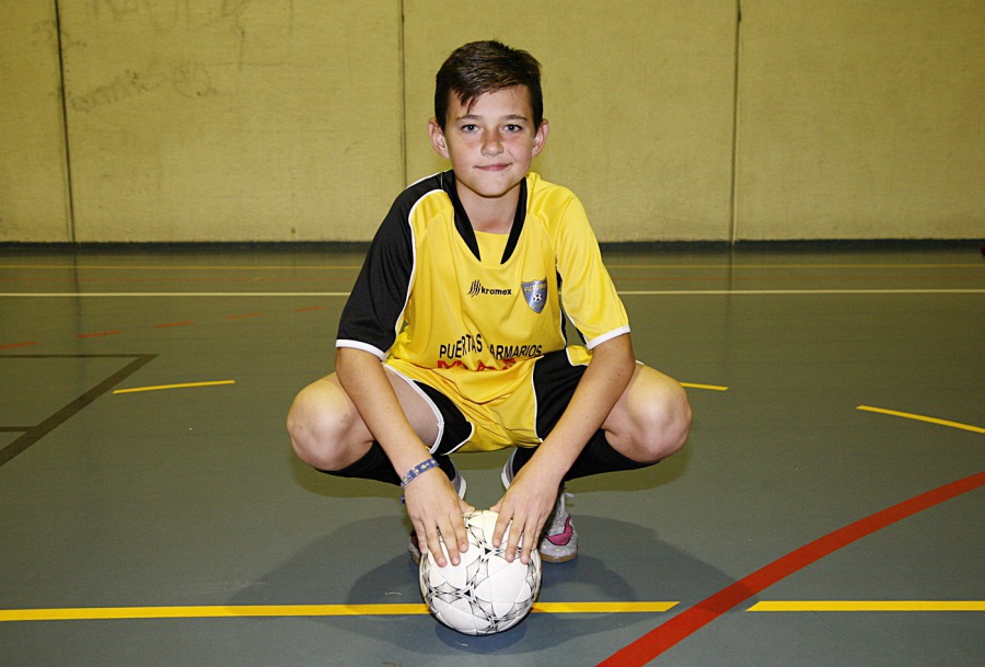 Rodrigo, jugador del Futuro Velilla FS, convocado por la Selección Madrileña de Fútbol Sala