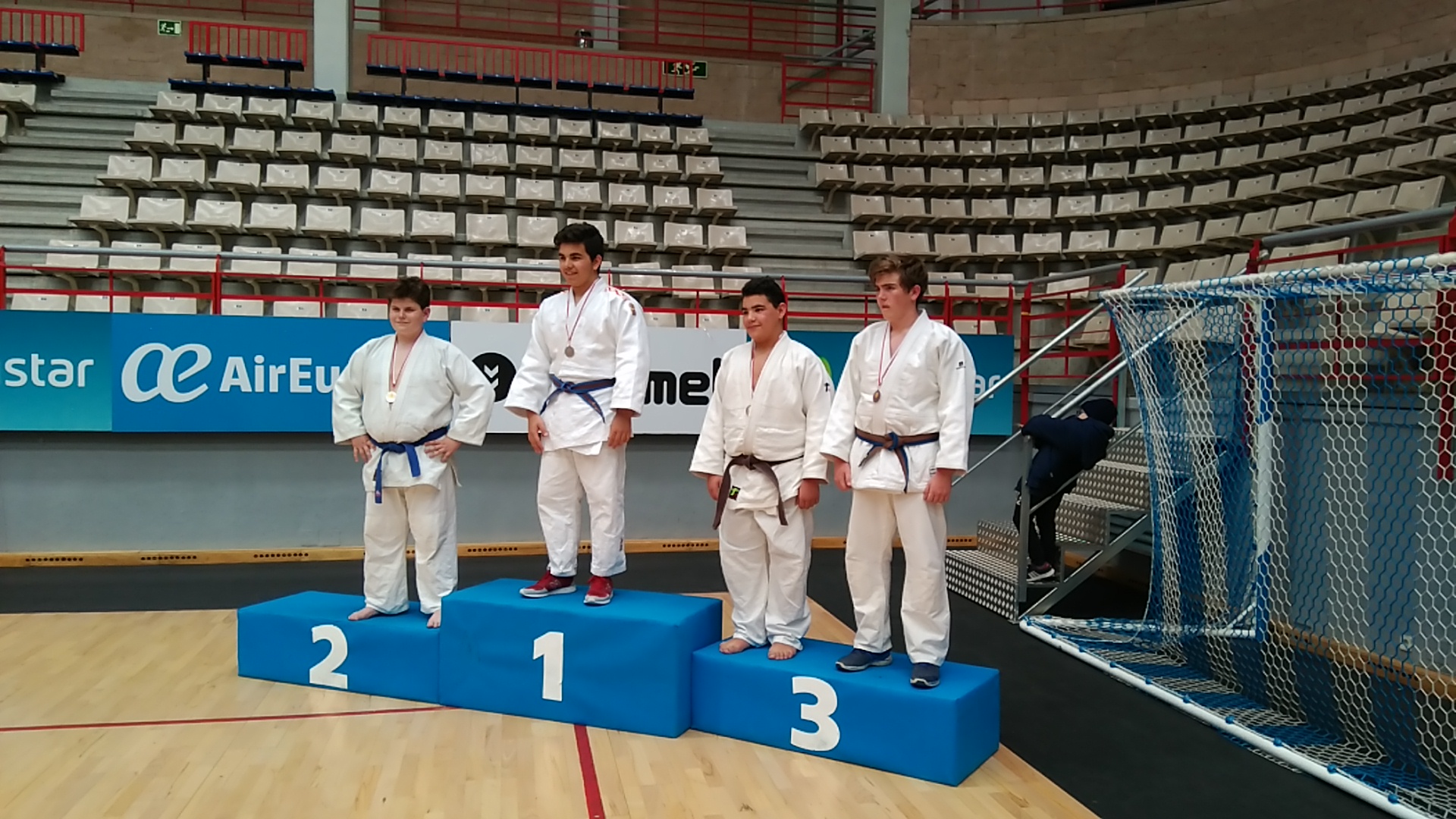 Juan Luis Moreno, obtuvo el tercer puesto en la competición de judo clasificatoria para el Campeonato de Madrid