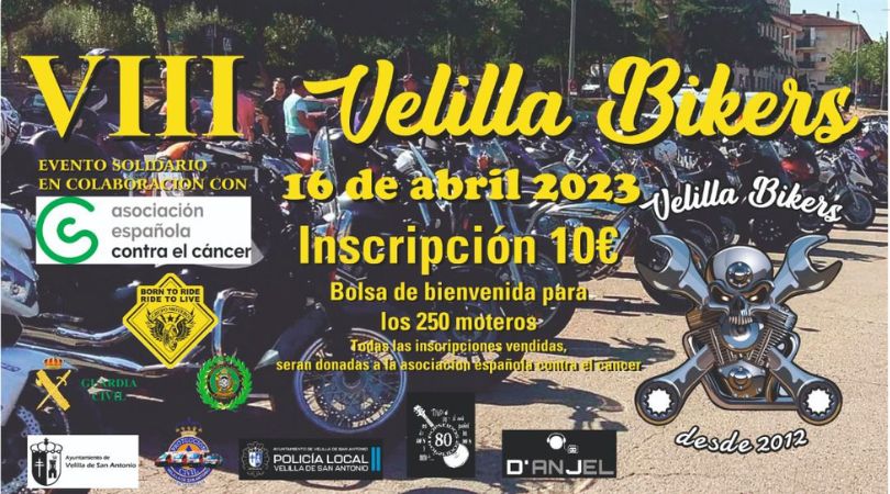 La VIII edición de Velilla Bikers congregó a cientos de personas
