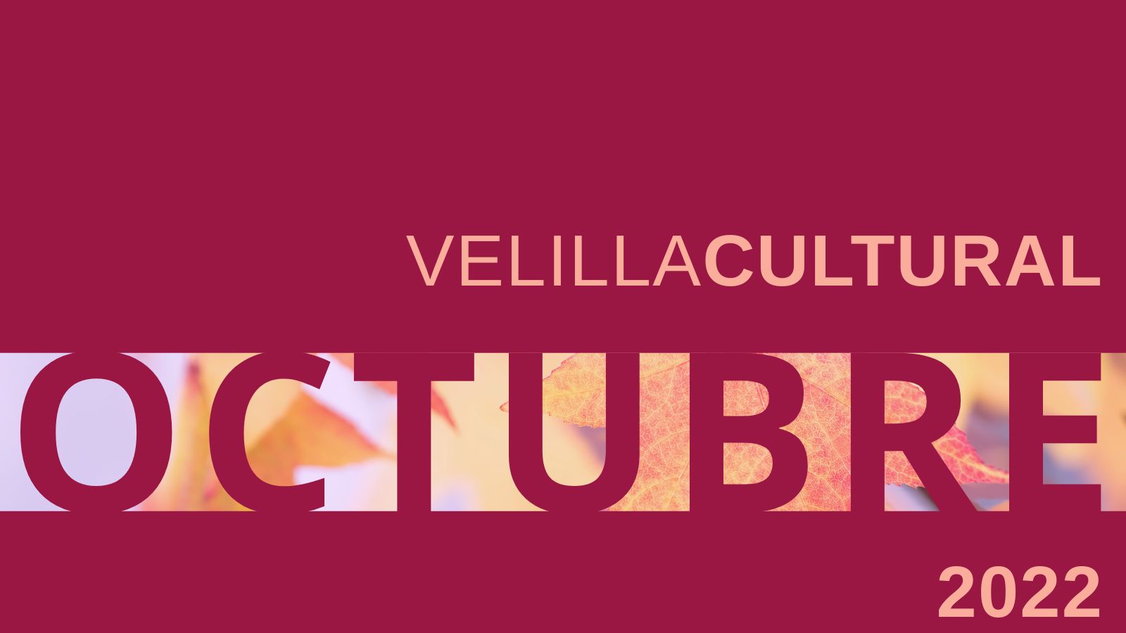 Velilla Cultural en octubre