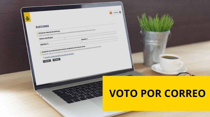 Voto por correo Elecciones Cortes Generales 23 de julio de 2023